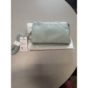 Brentano Crossbody Bag/ Wristlet In Opal Blue